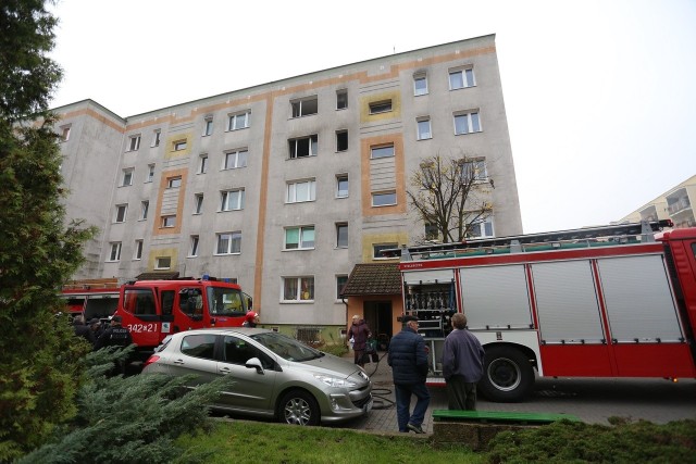 Pożar mieszkania przy ul. KotarbińskiegoPożar mieszkania przy ul. Kotarbińskiego