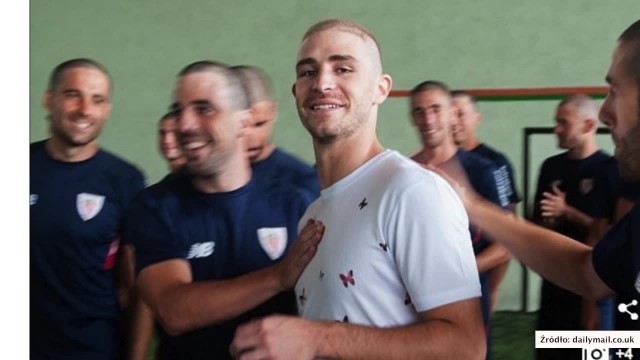 Piłkarze Athletiku Bilbao zgolili włosy, aby okazać wsparcie choremu koledze z zespołu