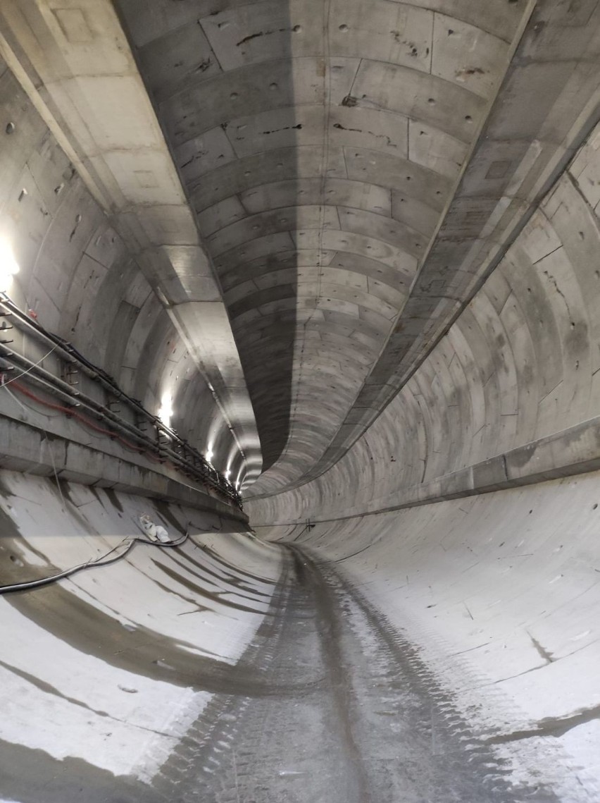 Tunel w Świnoujściu - stan na 10.02.2022