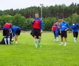 Piłkarze Lecha trenowali na bocznym boisku we Wronkach (ZDJĘCIA)