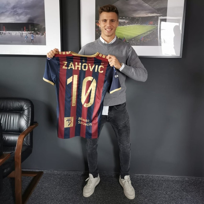 Luka Zahović będzie grał z "10' w Pogoni Szczecin.