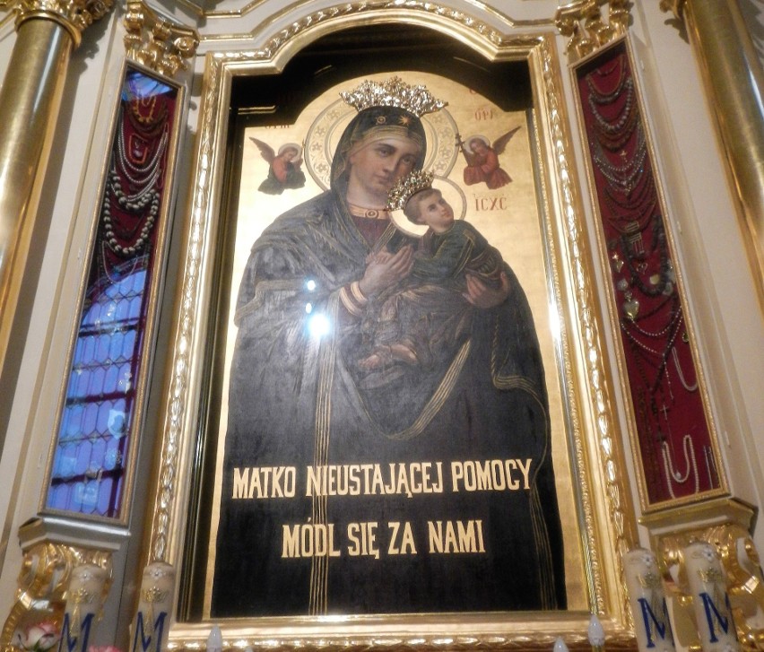 Obraz  Matki Bożej Nieustającej Pomocy w kościele...