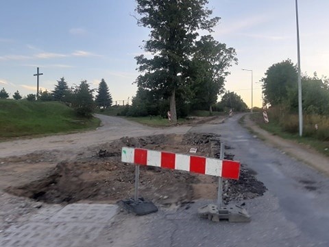 Przebudowa drogi w Słosinku