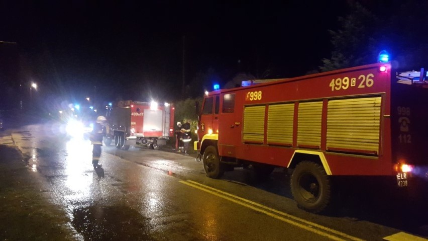 Pożar domku letniskowego w Mikoszewie