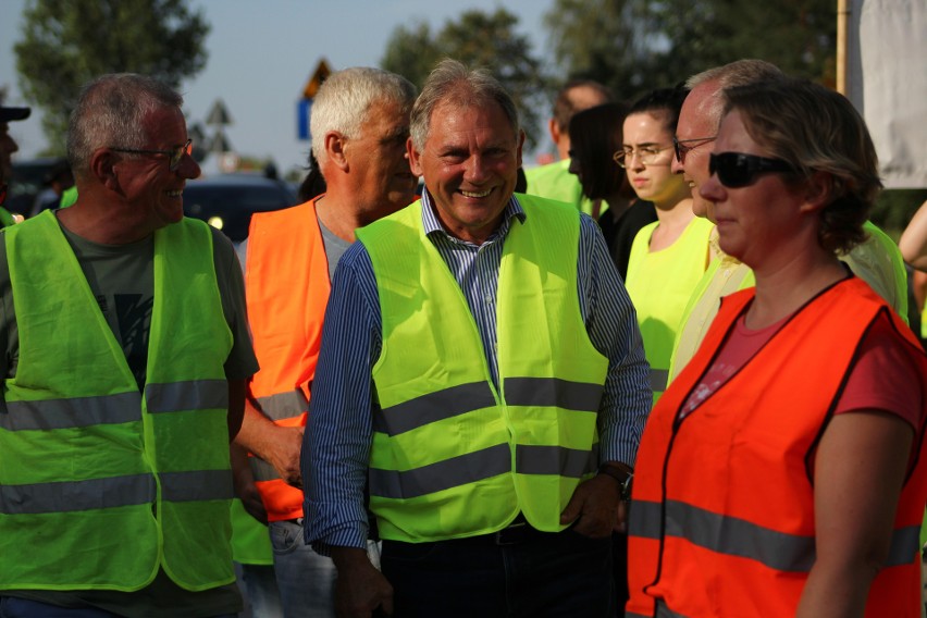 Protest na "Wiślance" trwał dokładnie godzinę.