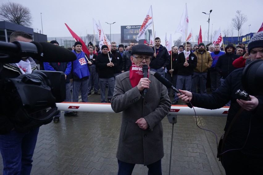 Strajk generalny w Solaris. W drugi dzień strajku odbyła się...