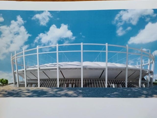 Konstrukcja była wzorowana na kontrukcji Stadionu Śląskiego...