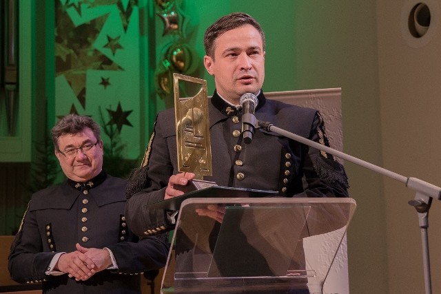 Nagrodę odebrał Artur Wasil, prezes LW Bogdanka