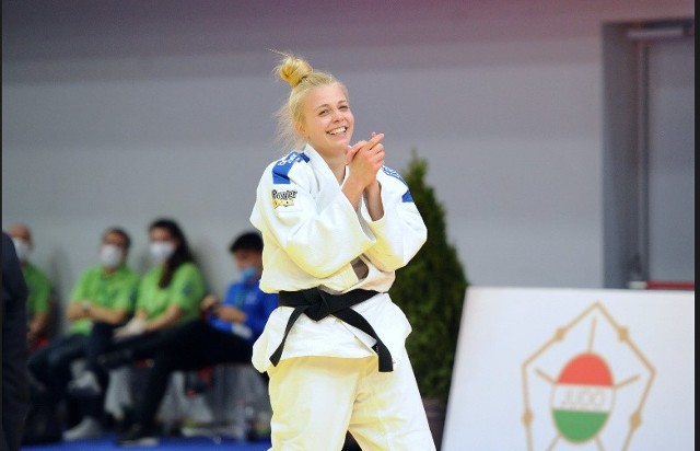 Eliza Wróblewska z Akademii Judo Poznań występ w Budapeszcie będzie na pewno wspominała z rozrzewnieniem