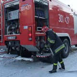 O krok od tragedii. Eksplozja akumulatora wywołała pożar