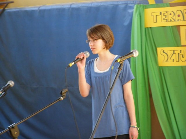 Wyróżnienie w kategorii Piosenka otrzymała między innymi Zuzanna Idzik z Publicznej Szkoły Podstawowej w Iłży