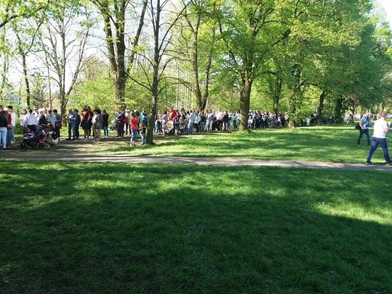 Ogród Botaniczny przeżywał dziś prawdziwe oblężenie