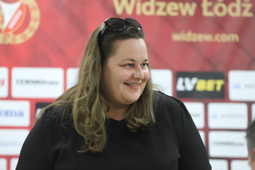 Prezes Widzewa Martyna Pajączek