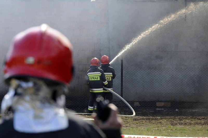Pożar zakładu mechanicznego w Solcu Kujawskim