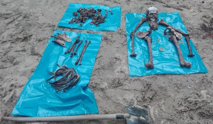 Znaleziono szkielet niemieckiego żołnierza w… Zmarłych. Rozpoczęły się też ekshumacje w gminie Włoszczowa 
