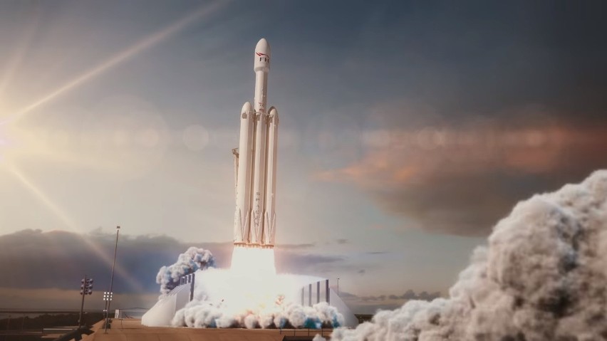 Falcon Heavy na najniższą orbitę jest w stanie wynieść...
