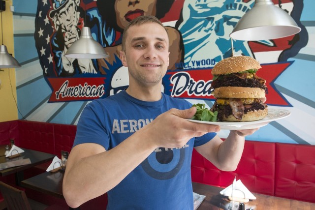 Norbert Chochoł wraz z bratem Kamilem prowadzi American Dream. Lokal oferuje nie tylko burgery, ale różne dania kuchni amerykańskiej.