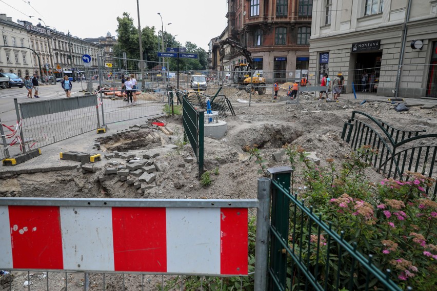 Kraków. Tramwaje nie przejadą przez ulicę Dietla, czyli będą nowe utrudnienia [ZDJĘCIA]