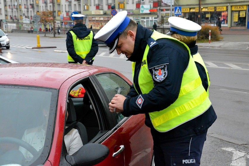 Jarosław Kazberuk i policja kontrolowali kierowców (zdjęcia)
