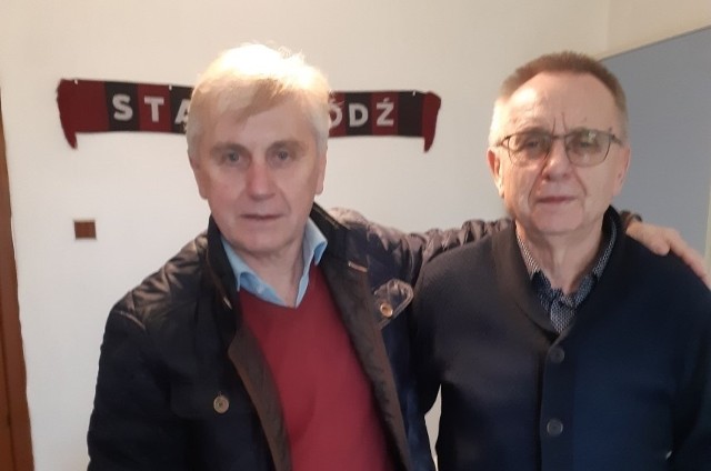 Dyrektor Startu Wojciech Zieliński i trener Bogusław Kaczmarek