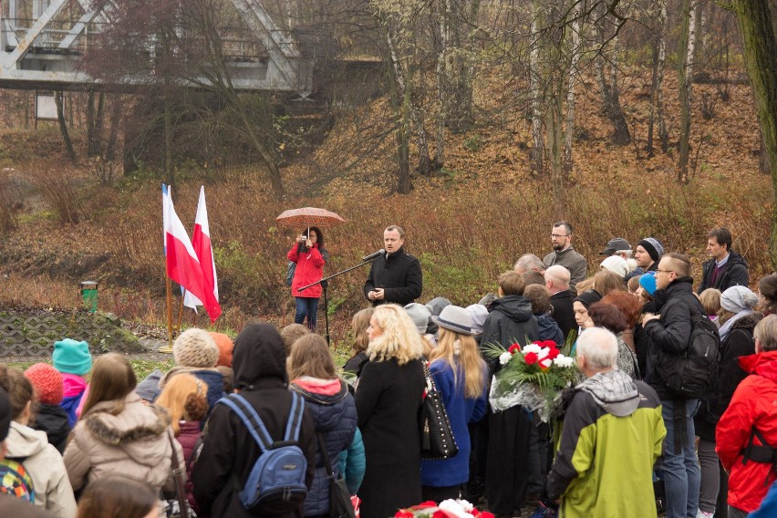 Sosnowiec: uroczystości na Trójkącie Trzech Cesarzy z okazji 11 Listopada [ZDJĘCIA]