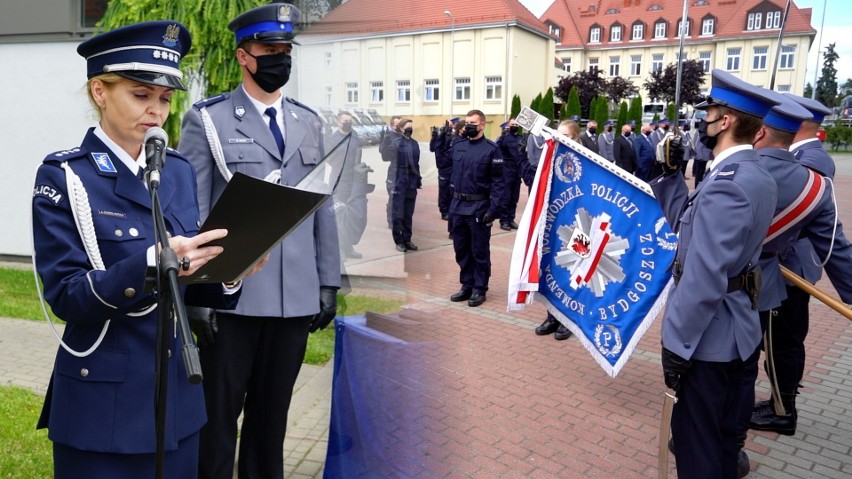 Ślubowanie policjantów w Bydgoszczy. Wkrótce trafią do swoich komisariatów [zdjęcia]