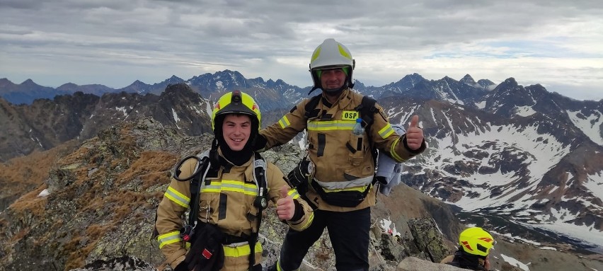 Strażacy ochotnicy z Poronina wzięli udział we wspólnej...