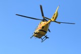 Wypadek koło Ząbkowic Śląskich. Ranne zostało dwuletnie dziecko, na miejscu lądował śmigłowiec LPR