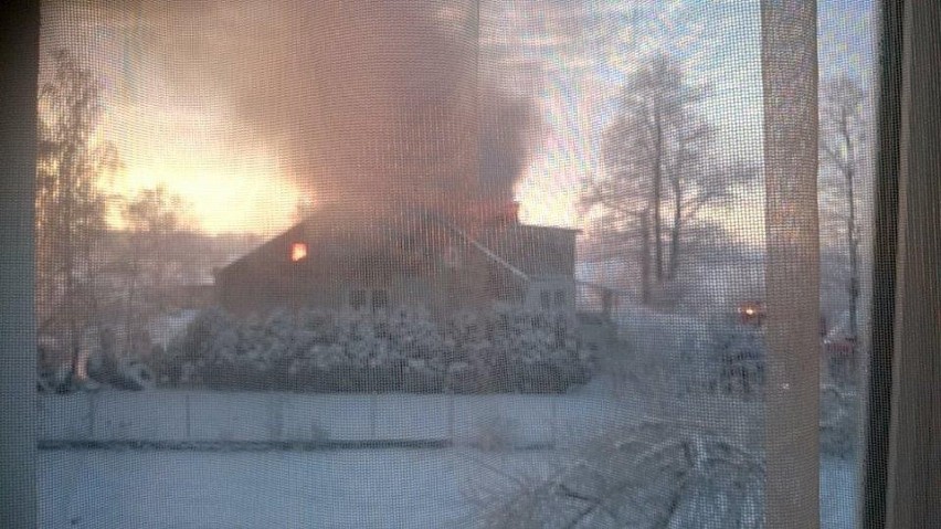 Pożar domu w Stanisławowie