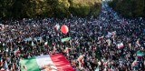 Demonstracje w Berlinie. Dziesiątki tysięcy osób protestowało przeciwko reżimowi w Teheranie