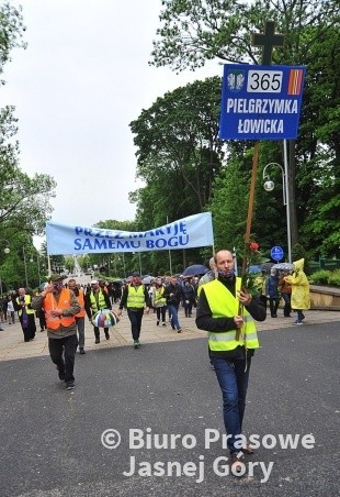 365. Pielgrzymka Łowicka dotarła w sobotę, 30 maja, na Jasną...