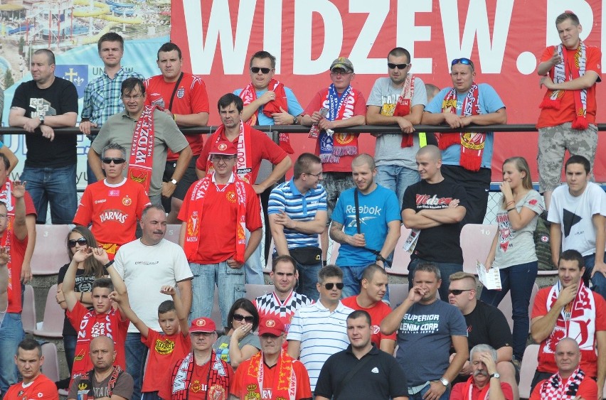 Kibice na meczu Widzew Łódź - Miedź Legnica [ZDJĘCIA+FILM]