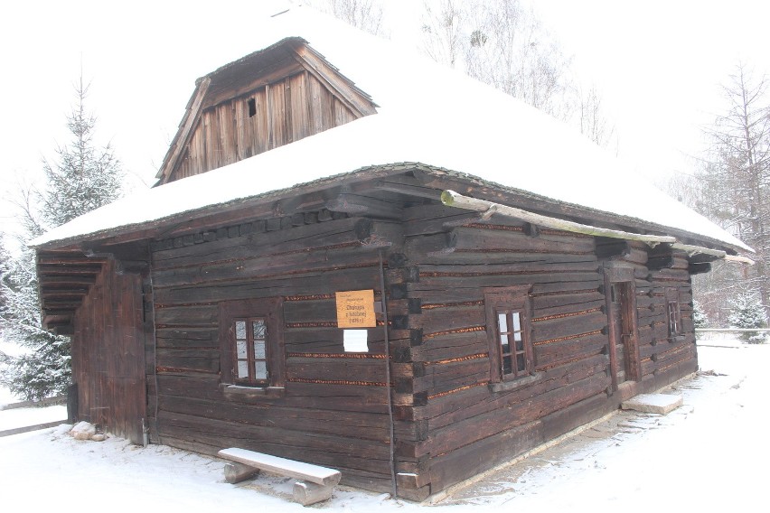 Zima w chorzowskim skansenie