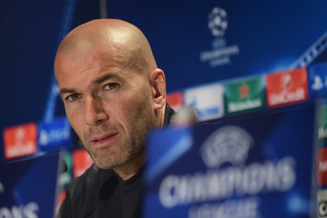 Trener Realu Madryt Zinedine Zidane