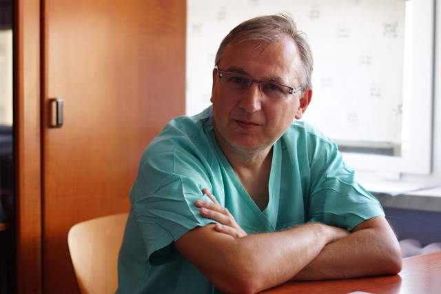 Dr n. med. Waldemar Iwańczuk, anestezjolog, koordynator szpitalny do spraw transplantacji