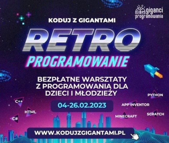 W dniach od 4 do 26 lutego na terenie całej Polski - w tym także w Koszalinie - odbywać się będą największe bezpłatne warsztaty programistyczne dla dzieci i młodzieży.