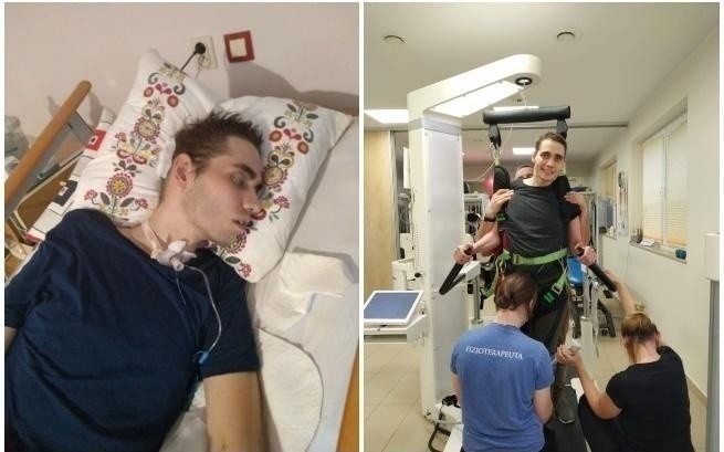 Szymon Banasik z Chmielnika wraca do zdrowia po zatrzymaniu akcji serca. Koszty rehabilitacji są jednak bardzo duże. Rodzina prosi o pomoc