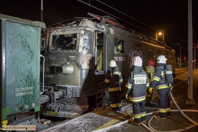 Nietrzeźwy maszynista ze Śląska wjechał płonącym pociągiem do Kluczborka