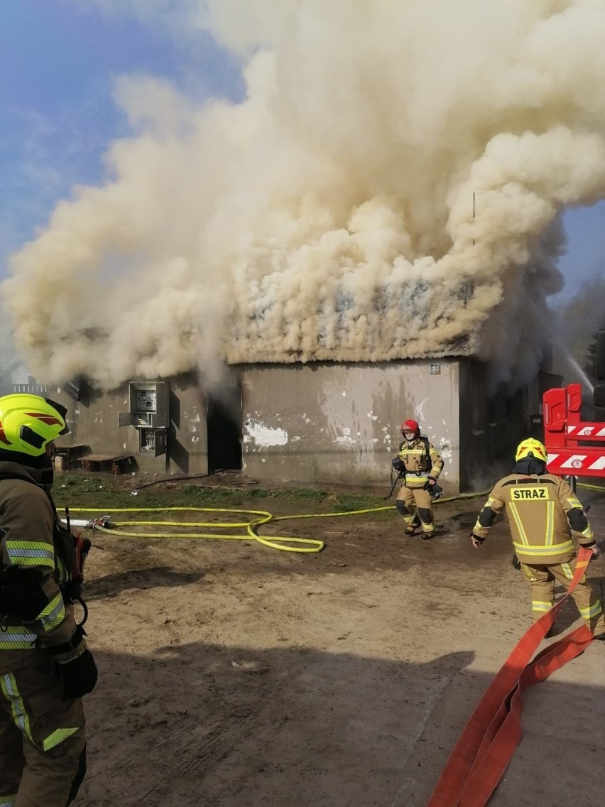 Pożar budynku mieszkalnego w Sobowidzu we wtorek 20.04.2021...