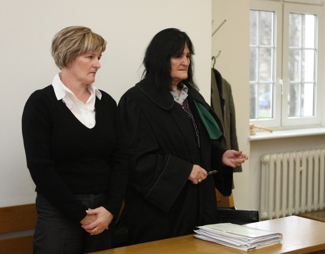 Maria Kalina, mama Kubusia i mecenas Anna Bogucka-Skowrońska na wczorajszym ogłoszeniu wyroku.