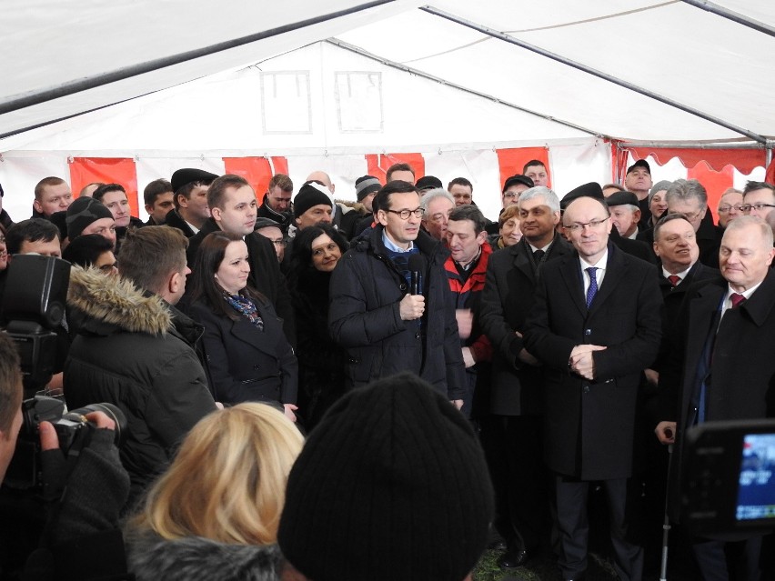 Premier Mateusz Morawiecki z wizytą w Podlaskiem. Odwiedził...