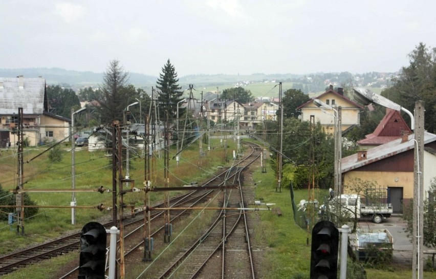 Miasta Nowy Targ, widok od strony stacji kolejowej