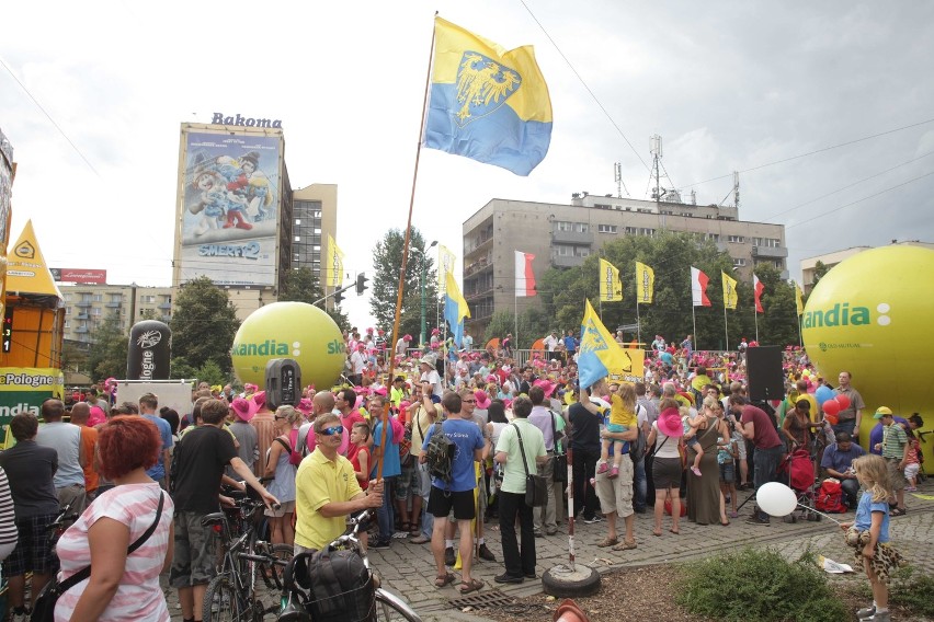 Żółto-niebieski Tour de Pologne? Śląskich flag było mało