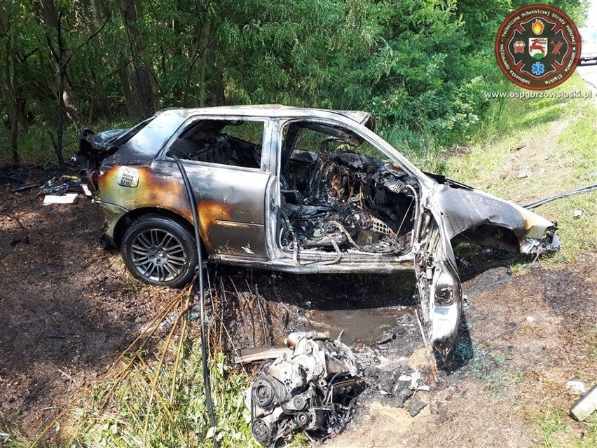 Tragiczny wypadek na drodze powiatowej w Kozłowicach koło...