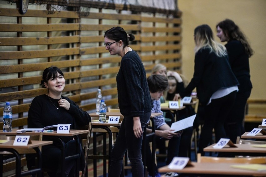 Próbna matura z matematyki w XIX LO im M. Mokwy w Gdańsku