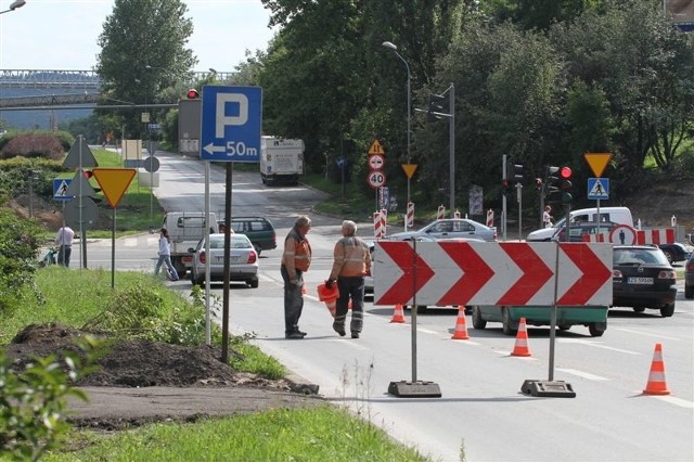 Prace związane ze zmianą organizacji ruchu rozpoczęły się w sobotę około godziny 16.