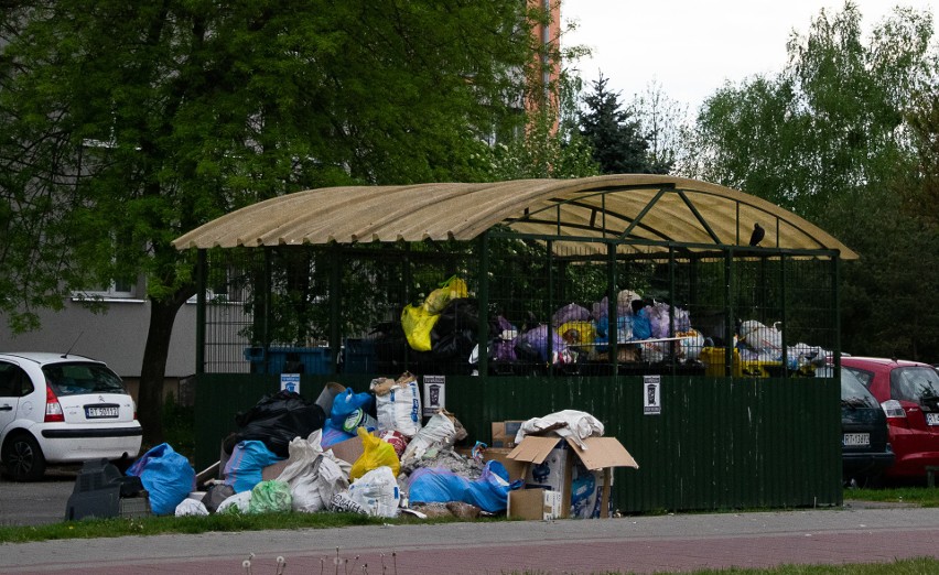 Śmietniki na tarnobrzeskich osiedlach. Mieszkańcy skarżą się...