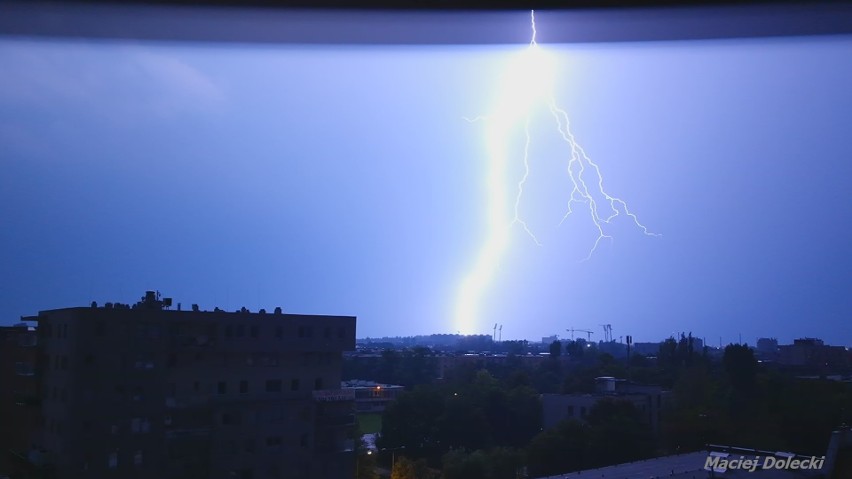 Burza we Wrocławiu w nocy z 9 na 10 sierpnia