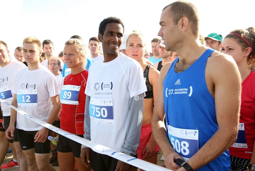 W sobotę w Sopocie biegacze mogli sprawdzić się na dystansie...