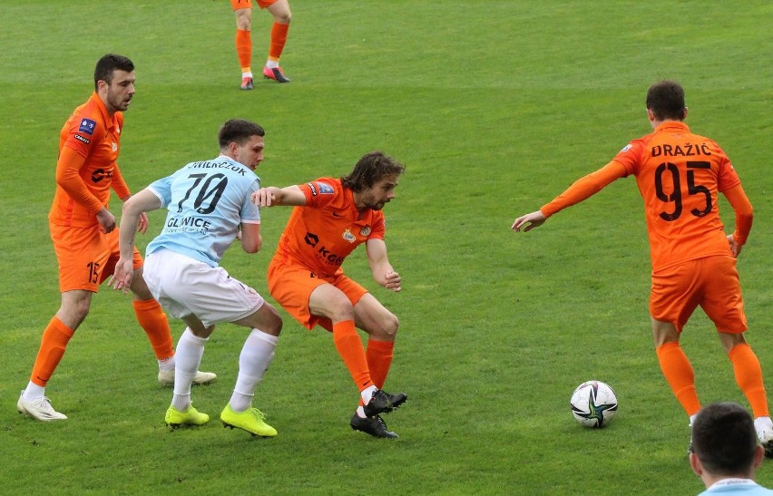 24.04.2021. Zagłębie Lubin - Piast Gliwice 2:2.